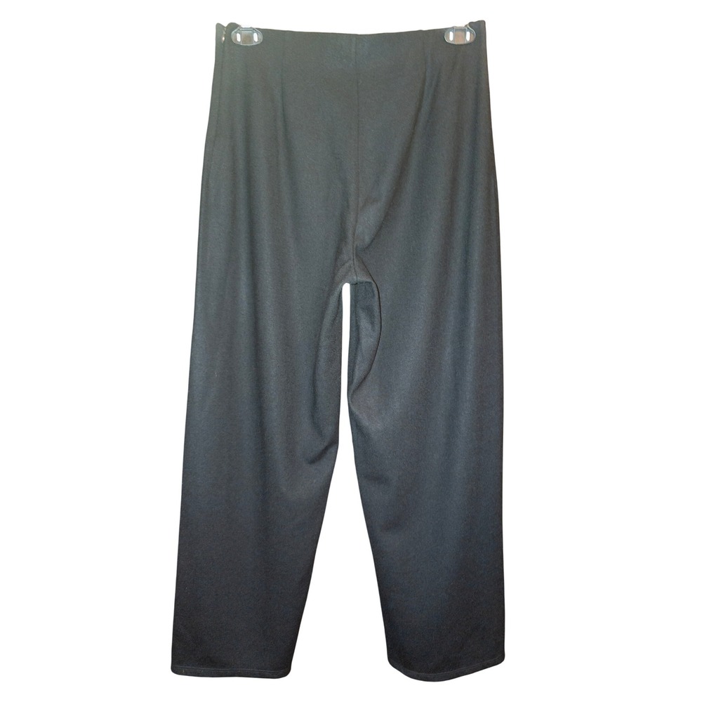 Eileen Fisher Womens Black 100% Wool High Waist Stretch Ankle Pants S